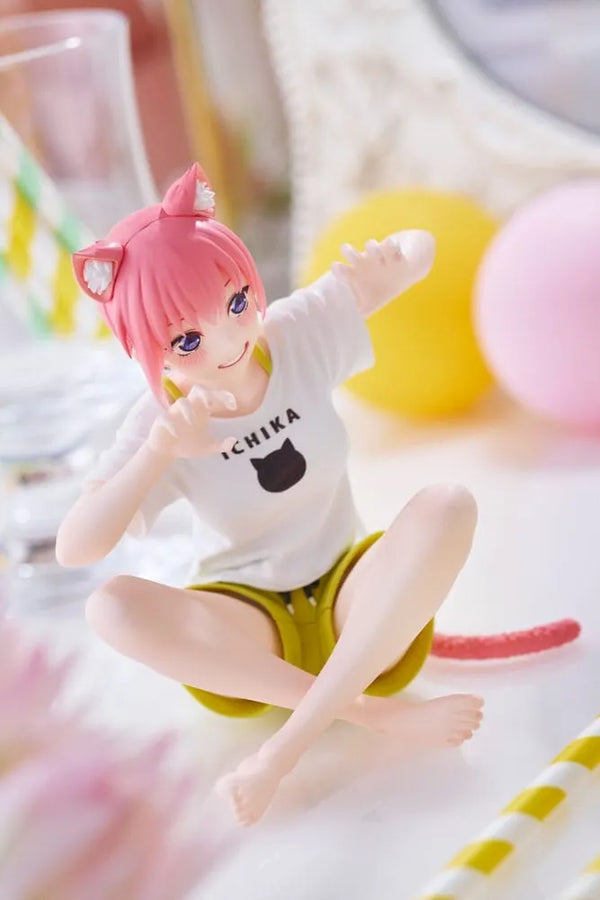 Gotoubun no Hanayome ∬ - Nakano Ichika - Desktop Cute - Cat Room Wear Ver. (Taito)ㅤ – Taito – ActionFigureBrasil