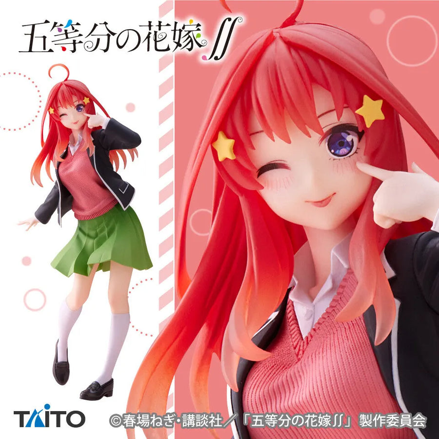 Gotoubun no Hanayome ∬ - Nakano Itsuki - Coreful Figure - Seifuku Renewal ver. (Taito)ㅤ – Taito – ActionFigureBrasil
