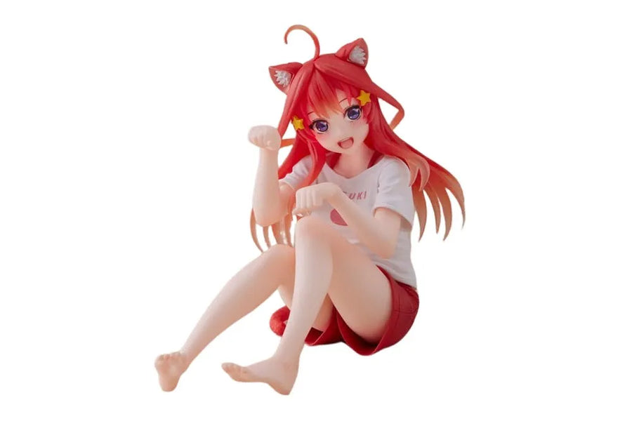 Gotoubun no Hanayome ∬ - Nakano Itsuki - Desktop Cute - Cat room wear ver. (Taito)ㅤ – Taito – ActionFigureBrasil