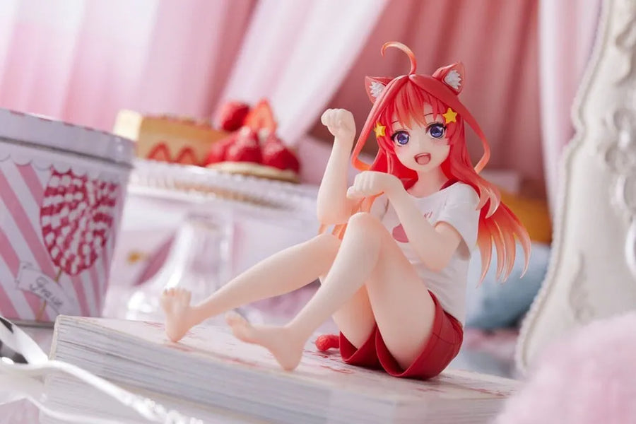 Gotoubun no Hanayome ∬ - Nakano Itsuki - Desktop Cute - Cat room wear ver. (Taito)ㅤ – Taito – ActionFigureBrasil