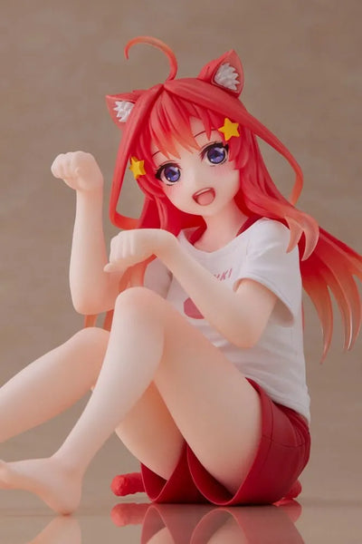 Gotoubun no Hanayome ∬ - Nakano Itsuki - Desktop Cute - Cat room wear ver. (Taito)ㅤ – Taito – ActionFigureBrasil — com base expositora