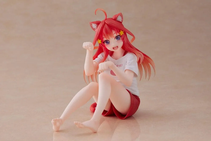 Gotoubun no Hanayome ∬ - Nakano Itsuki - Desktop Cute - Cat room wear ver. (Taito)ㅤ – Taito – ActionFigureBrasil