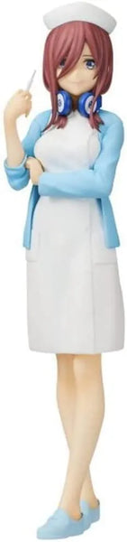 Gotoubun no Hanayome ∬ - Nakano Miku - SPM Figure - Nurse Ver. (SEGA)ㅤ – SEGA – ActionFigureBrasil — acessórios