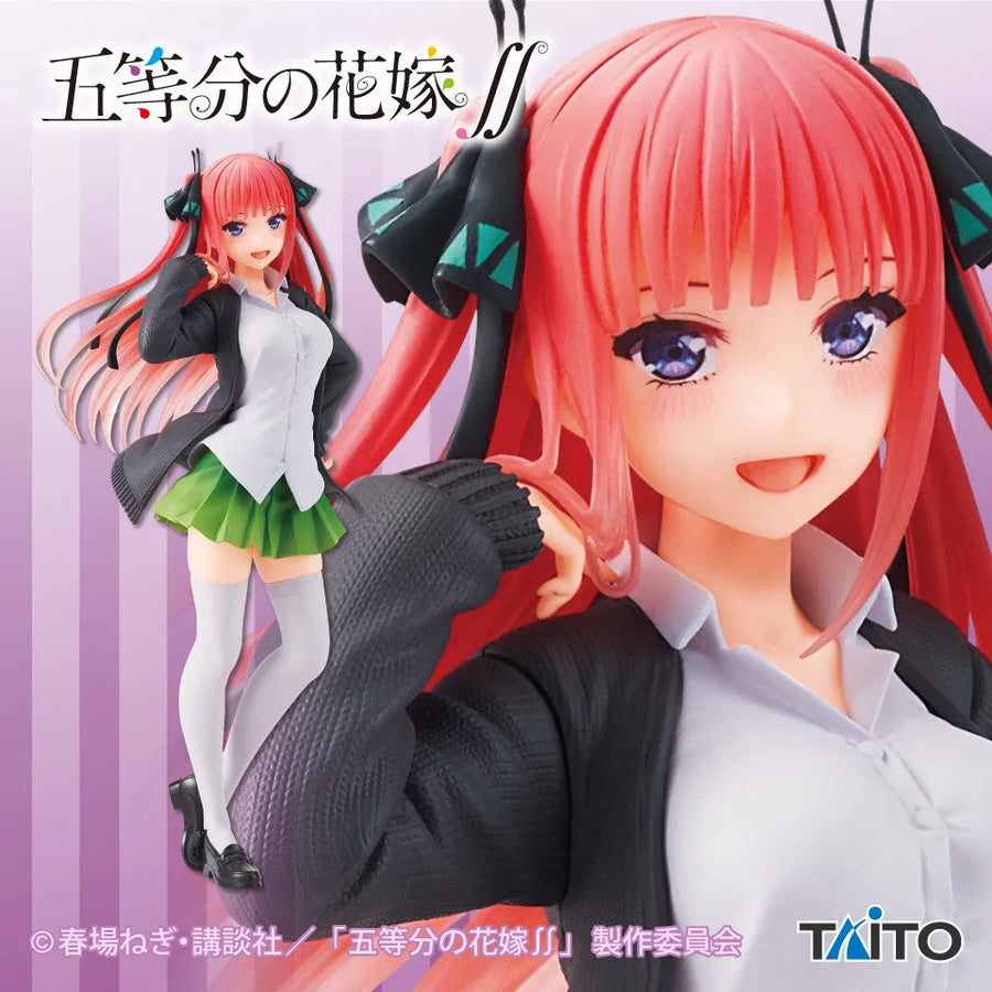 Gotoubun no Hanayome ∬ - Nakano Nino - Coreful Figure - Seifuku ver. (Taito)ㅤ – Taito – ActionFigureBrasil