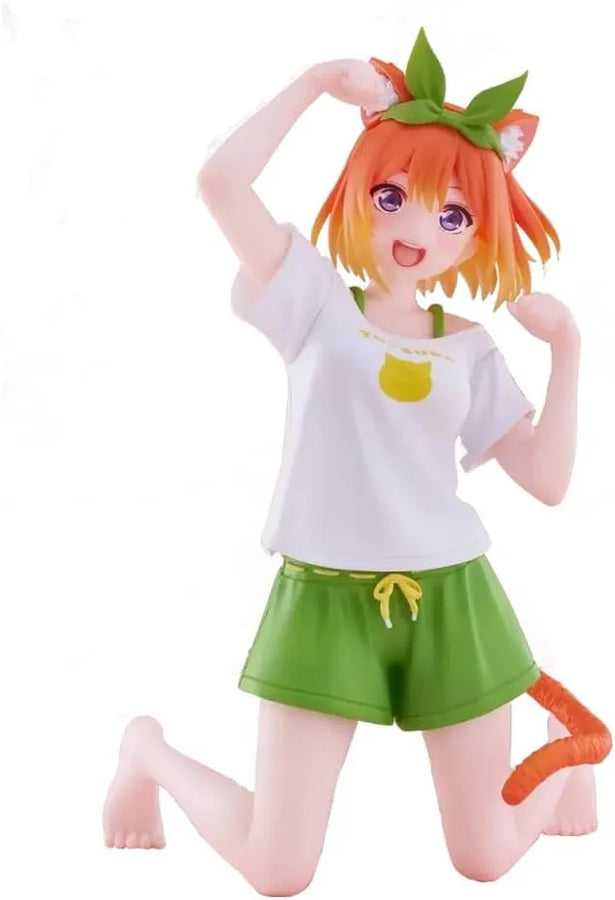 Gotoubun no Hanayome ∬ - Nakano Yotsuba - Desktop Cute - Cat room wear ver. (Taito)ㅤ – Taito – ActionFigureBrasil