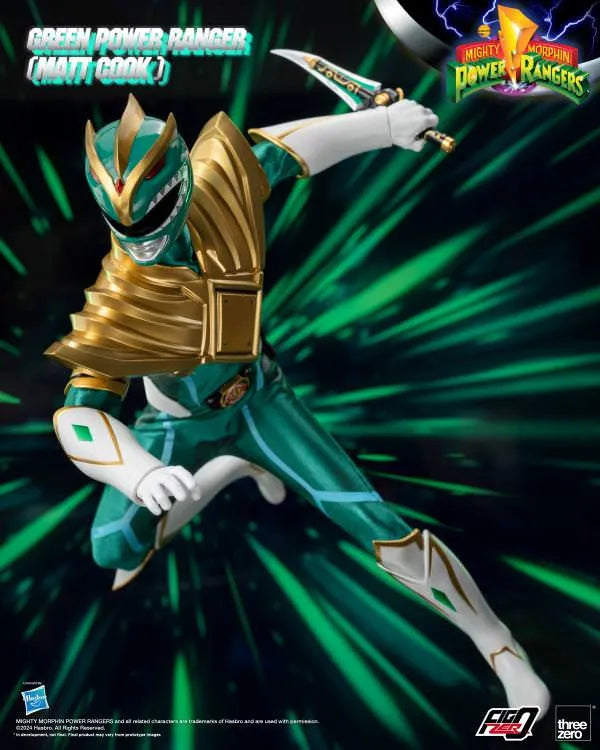 Green Power Ranger (Matt Cook) PX Exclusive - LIMITED EDITION: 500 – Threezero – ActionFigure Brasil