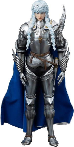 Griffith (Reborn Band of Falcon) – Threezero – ActionFigure Brasil — com base expositora