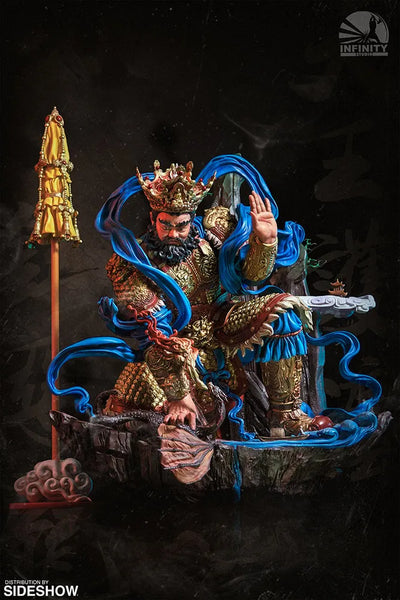 Guardian of Heaven Subdues the Evil Dragon (Color) - LIMITED EDITION: 99 – Infinity Studio – ActionFigure Brasil — com base expositora