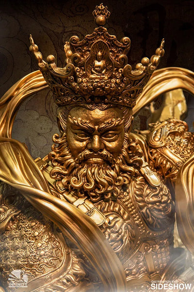 Guardian of Heaven Subdues the Evil Dragon (Gold) - LIMITED EDITION: 128 – Infinity Studio – ActionFigure Brasil — ambientada