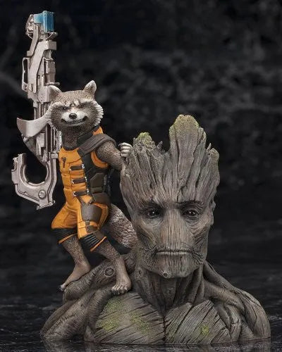 Guardians of the Galaxy - Groot - Rocket Raccoon - ARTFX+ - Guardians of the Galaxy ARTFX+ - 1/10 (Kotobukiya)ㅤ – Kotobukiya – ActionFigureBrasil