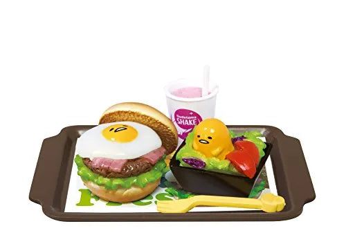 Gudetama - Gudetama Burger Shop - Miniature - Re-Ment Sanrio Series - 7 - Mega Burger Set (Re-Ment)ㅤ – Re-Ment – ActionFigureBrasil