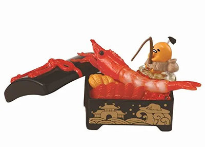 Gudetama - Gudetama Mukashibanashi Meshi - 1 - Custard Manju (Re-Ment)ㅤ – Re-Ment – ActionFigureBrasil — ângulo diferente