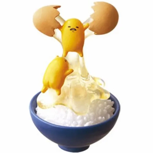 Gudetama - Gudetama na Gendaijin - Miniature - Re-Ment Sanrio Series - 1 - Red Eye (Re-Ment)ㅤ – Re-Ment – ActionFigureBrasil