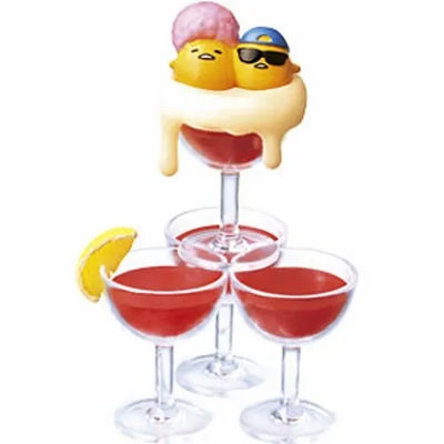 Gudetama - Gudetama na Gendaijin - Miniature - Re-Ment Sanrio Series - 1 - Red Eye (Re-Ment)ㅤ – Re-Ment – ActionFigureBrasil — com base expositora