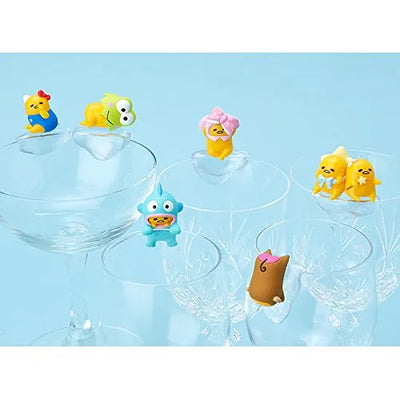 Gudetama - Hello Kitty - Gudetama X Sanrio Character Fuchi Mascot Set 2 - Putitto Series - Keroppi Hasunoue (Sanrio)ㅤ – Sanrio – ActionFigureBrasil