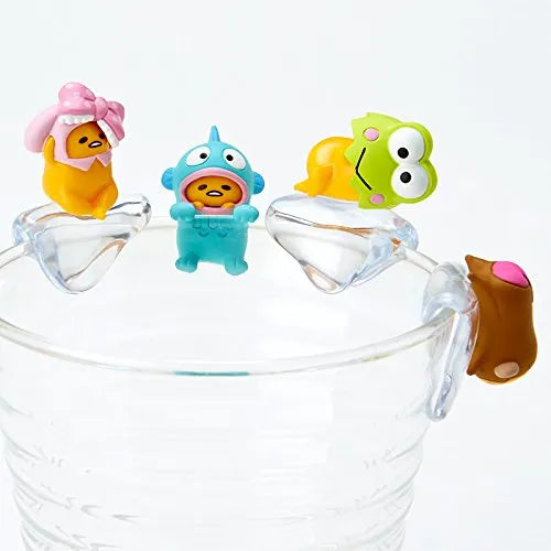 Gudetama - Hello Kitty - Gudetama X Sanrio Character Fuchi Mascot Set 2 - Putitto Series - Keroppi Hasunoue (Sanrio)ㅤ – Sanrio – ActionFigureBrasil