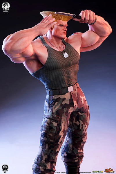 Guile Deluxe Edition - LIMITED EDITION: 500 (Deluxe Edition) – PCS – ActionFigure Brasil — detalhe do produto