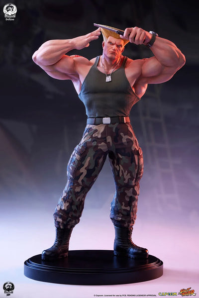 Guile Deluxe Edition - LIMITED EDITION: 500 (Deluxe Edition) – PCS – ActionFigure Brasil — close