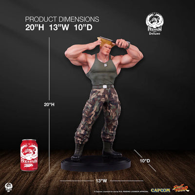 Guile Deluxe Edition - LIMITED EDITION: 500 (Deluxe Edition) – PCS – ActionFigure Brasil — ambientada