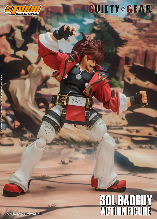 GUILTY GEAR - STRIVE - Sol Badguy (Storm Collectibles)ㅤ – Storm Collectibles – ActionFigureBrasil