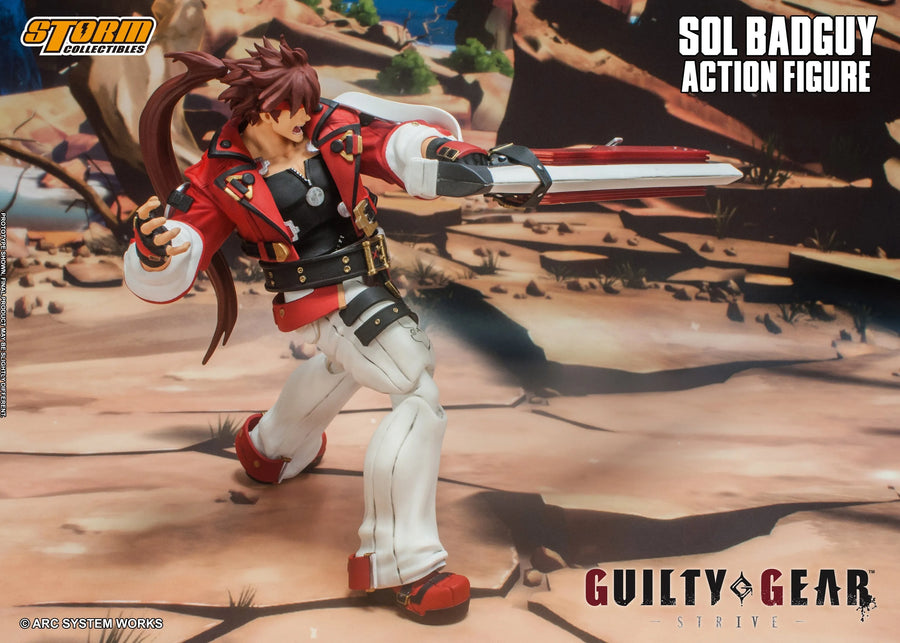 GUILTY GEAR - STRIVE - Sol Badguy (Storm Collectibles)ㅤ – Storm Collectibles – ActionFigureBrasil