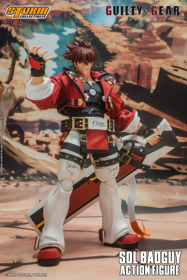 GUILTY GEAR - STRIVE - Sol Badguy (Storm Collectibles)ㅤ – Storm Collectibles – ActionFigureBrasil