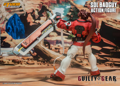 GUILTY GEAR - STRIVE - Sol Badguy (Storm Collectibles)ㅤ – Storm Collectibles – ActionFigureBrasil — embalagem