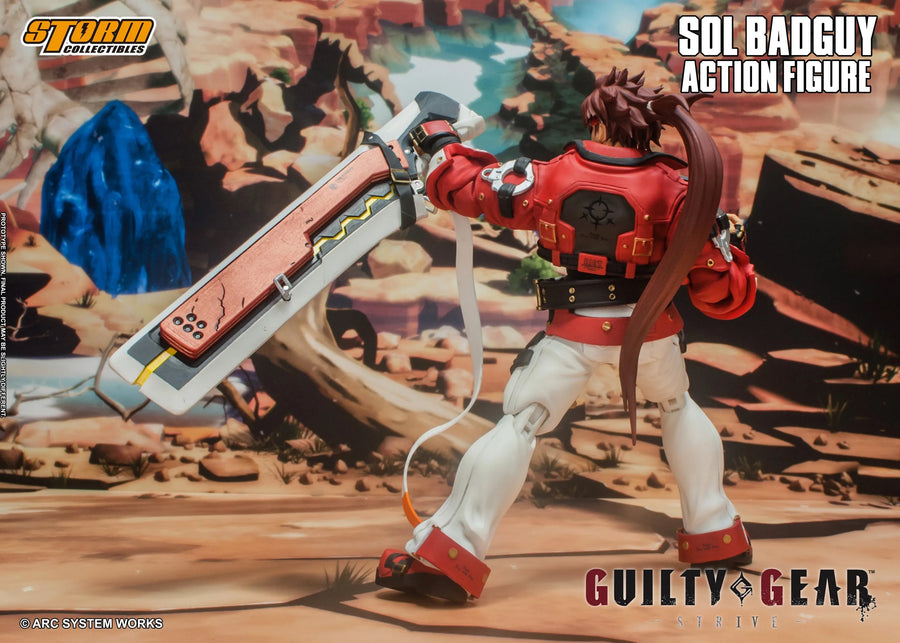 GUILTY GEAR - STRIVE - Sol Badguy (Storm Collectibles)ㅤ – Storm Collectibles – ActionFigureBrasil