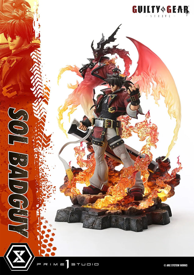 Guilty Gear -Strive- - Sol Badguy - Ultimate Premium Masterline - 1/4 (Prime 1 Studio)ㅤ – Prime 1 Studio – ActionFigureBrasil