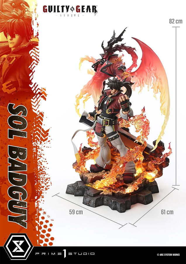 Guilty Gear -Strive- - Sol Badguy - Ultimate Premium Masterline - 1/4 (Prime 1 Studio)ㅤ – Prime 1 Studio – ActionFigureBrasil