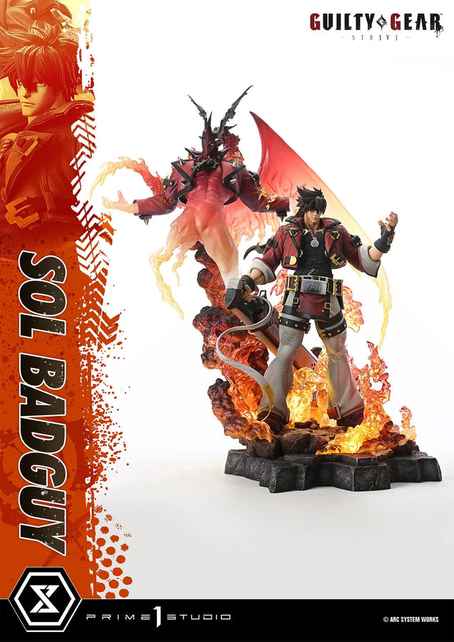 Guilty Gear -Strive- - Sol Badguy - Ultimate Premium Masterline - 1/4 (Prime 1 Studio)ㅤ – Prime 1 Studio – ActionFigureBrasil