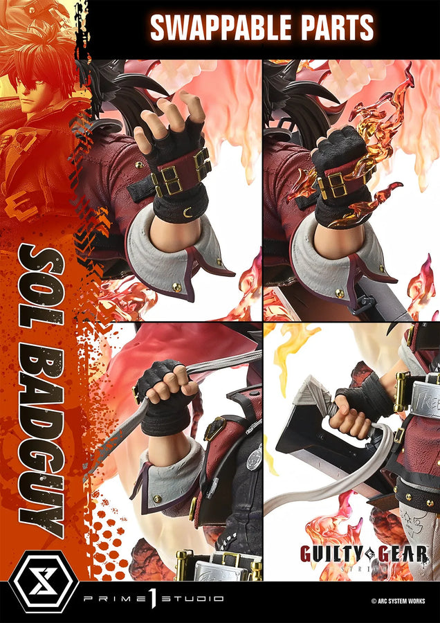 Guilty Gear -Strive- - Sol Badguy - Ultimate Premium Masterline - 1/4 (Prime 1 Studio)ㅤ – Prime 1 Studio – ActionFigureBrasil