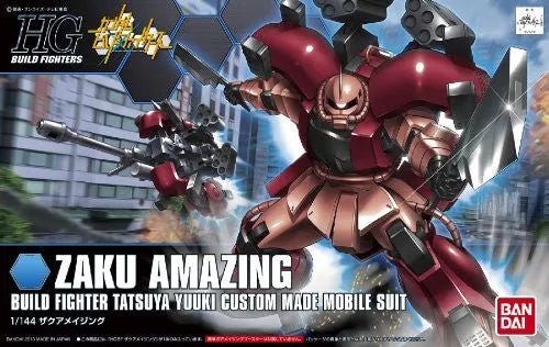 Gundam Build Fighters - MS-06R-AB Zaku Amazing - HGBF #002 - 1/144 (Bandai)ㅤ – Bandai – ActionFigureBrasil