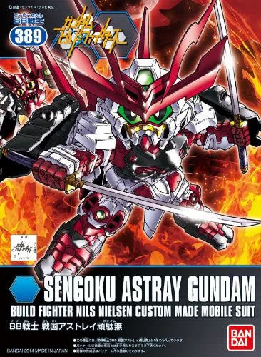 Gundam Build Fighters - Samurai no Nii Sengoku Astray Gundam - SD Gundam BB Senshi #389 (Bandai)ㅤ – Bandai – ActionFigureBrasil