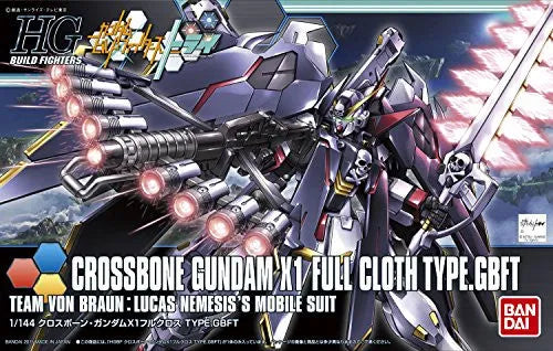 Gundam Build Fighters Try - XM-X1 Crossbone Gundam X-1 Full Cloth - HGBF #035 - 1/144 - Ver. GBF (Bandai)ㅤ – Bandai – ActionFigureBrasil