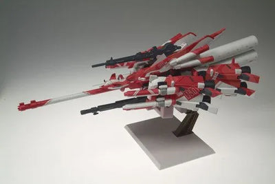 Gundam Sentinel - MSZ-006A1 Zeta Plus A1 - MSZ-006C1 Ζeta Plus C1 - MSZ-006C1[bst] Zeta Plus C1 "Hummingbird" - Gundam Fix Figuration Metal Composite 1005 - 1/100 - Red ver. (Bandai)ㅤ – Bandai – ActionFigureBrasil — ângulo diferente