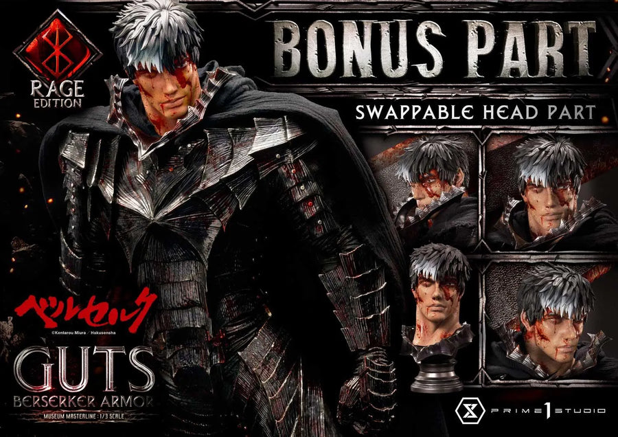 Guts, Berserker Armor (Deluxe Bonus Version) Berserk – Prime1Studio – ActionFigure Brasil