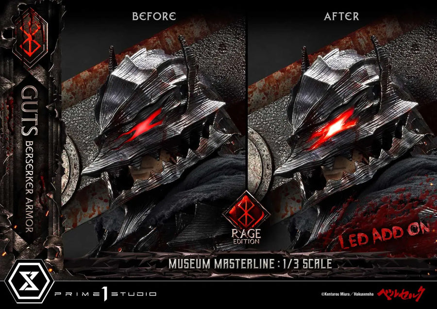 Guts, Berserker Armor (Deluxe Version) Berserk – Prime1Studio – ActionFigure Brasil
