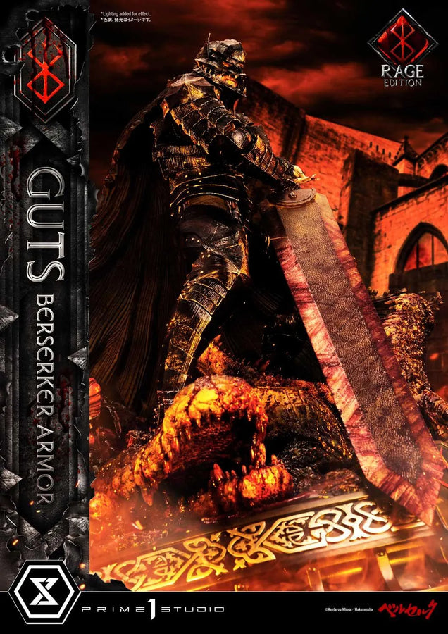 Guts, Berserker Armor (Deluxe Version) Berserk – Prime1Studio – ActionFigure Brasil
