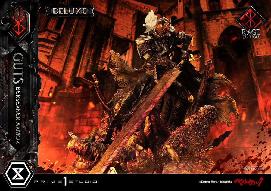 Guts, Berserker Armor (Deluxe Version) Berserk – Prime1Studio – ActionFigure Brasil