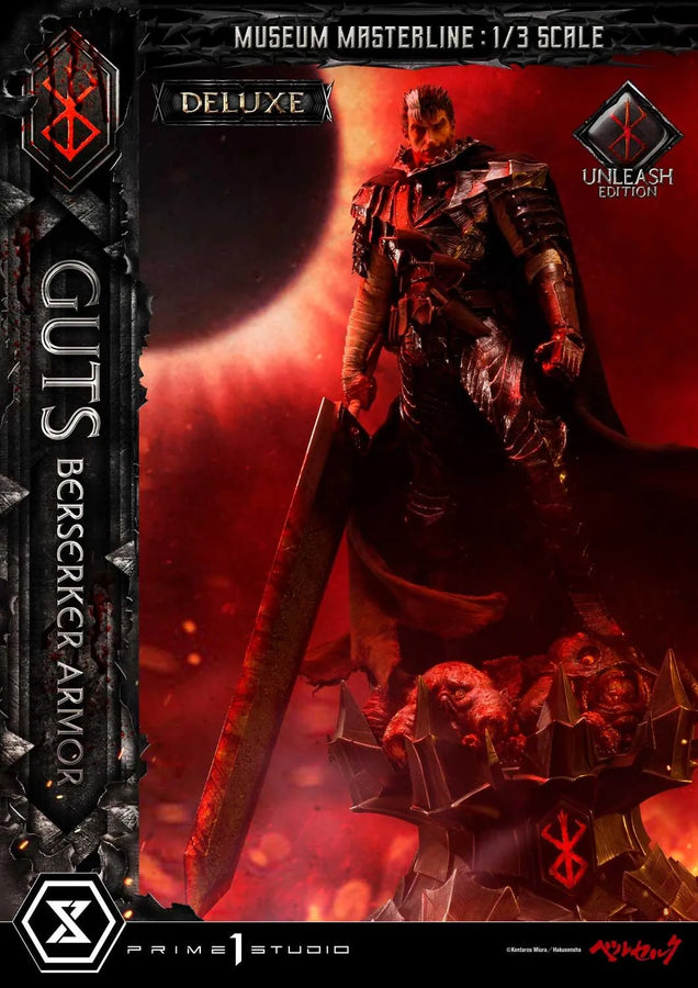 Guts, Berserker Armor (Deluxe Version) Berserk – Prime1Studio – ActionFigure Brasil