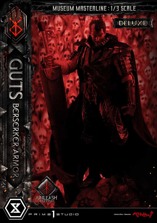 Guts, Berserker Armor (Deluxe Version) Berserk – Prime1Studio – ActionFigure Brasil
