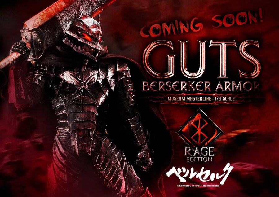 Guts, Berserker Armor (Deluxe Version) Berserk – Prime1Studio – ActionFigure Brasil