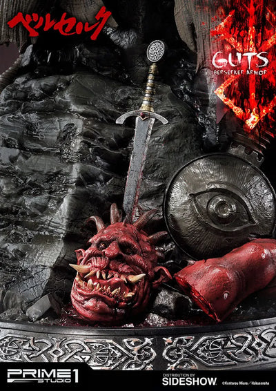 Guts Berserker Armor - LIMITED EDITION: 1000 – Prime 1 Studio – ActionFigure Brasil — com base expositora