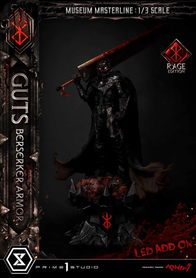 Guts, Berserker Armor (Rage Edition) Berserk – Prime1Studio – ActionFigure Brasil
