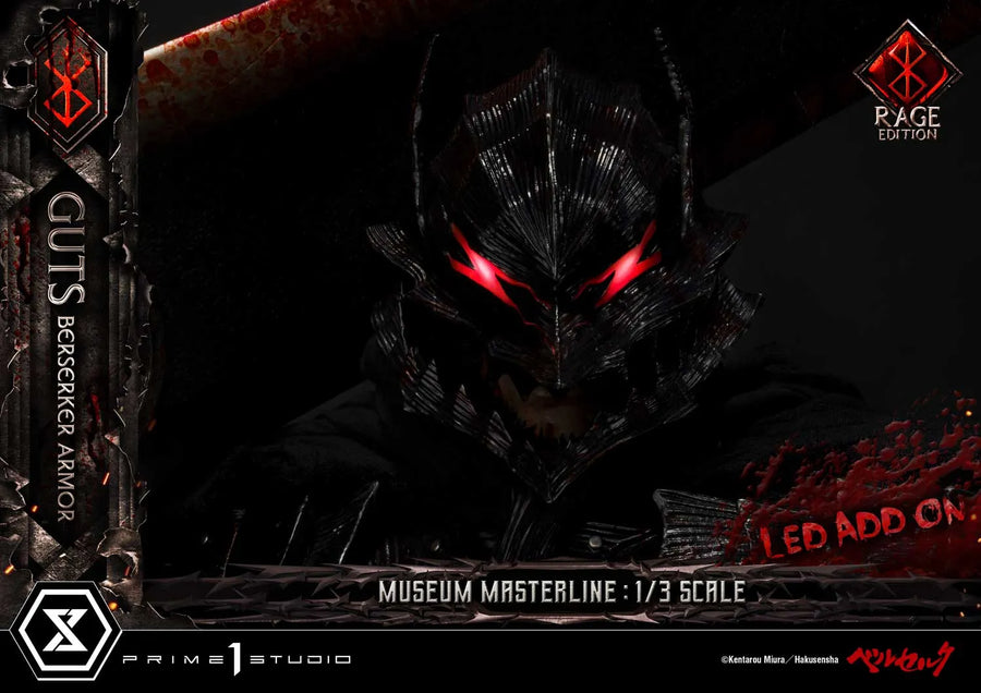 Guts, Berserker Armor (Rage Edition) Berserk – Prime1Studio – ActionFigure Brasil