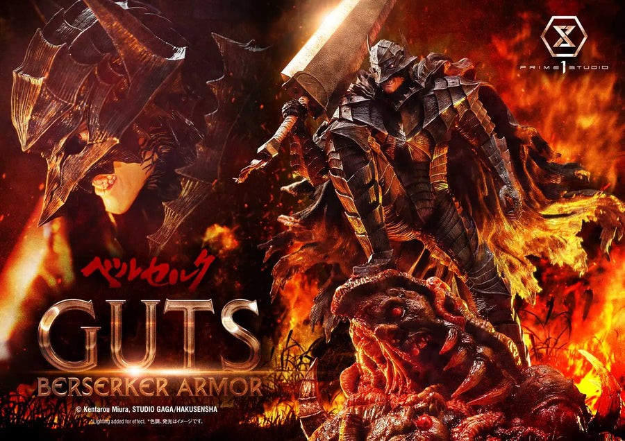 Guts, Berserker Armor (Regular Version) Berserk – Prime1Studio – ActionFigure Brasil