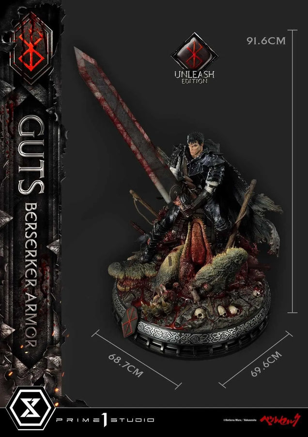 Guts, Berserker Armor (Rgular Edition) Berserk – Prime1Studio – ActionFigure Brasil