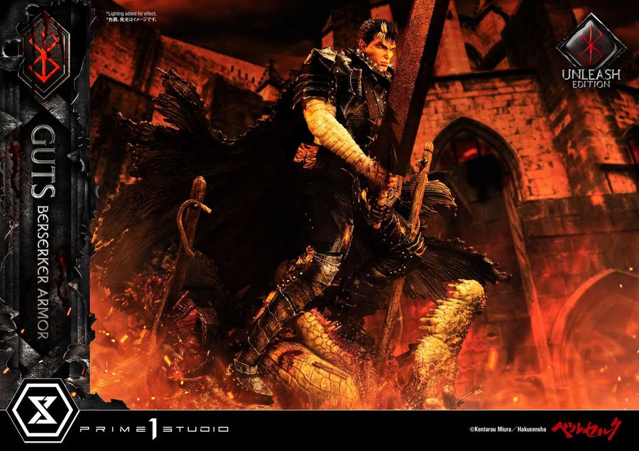Guts, Berserker Armor (Rgular Edition) Berserk – Prime1Studio – ActionFigure Brasil
