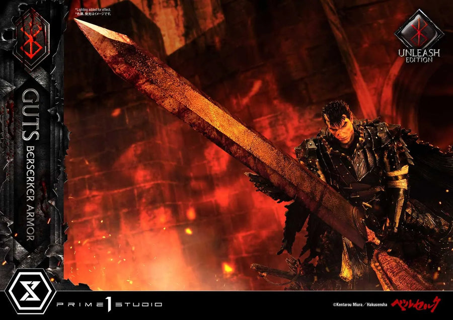 Guts, Berserker Armor (Rgular Edition) Berserk – Prime1Studio – ActionFigure Brasil